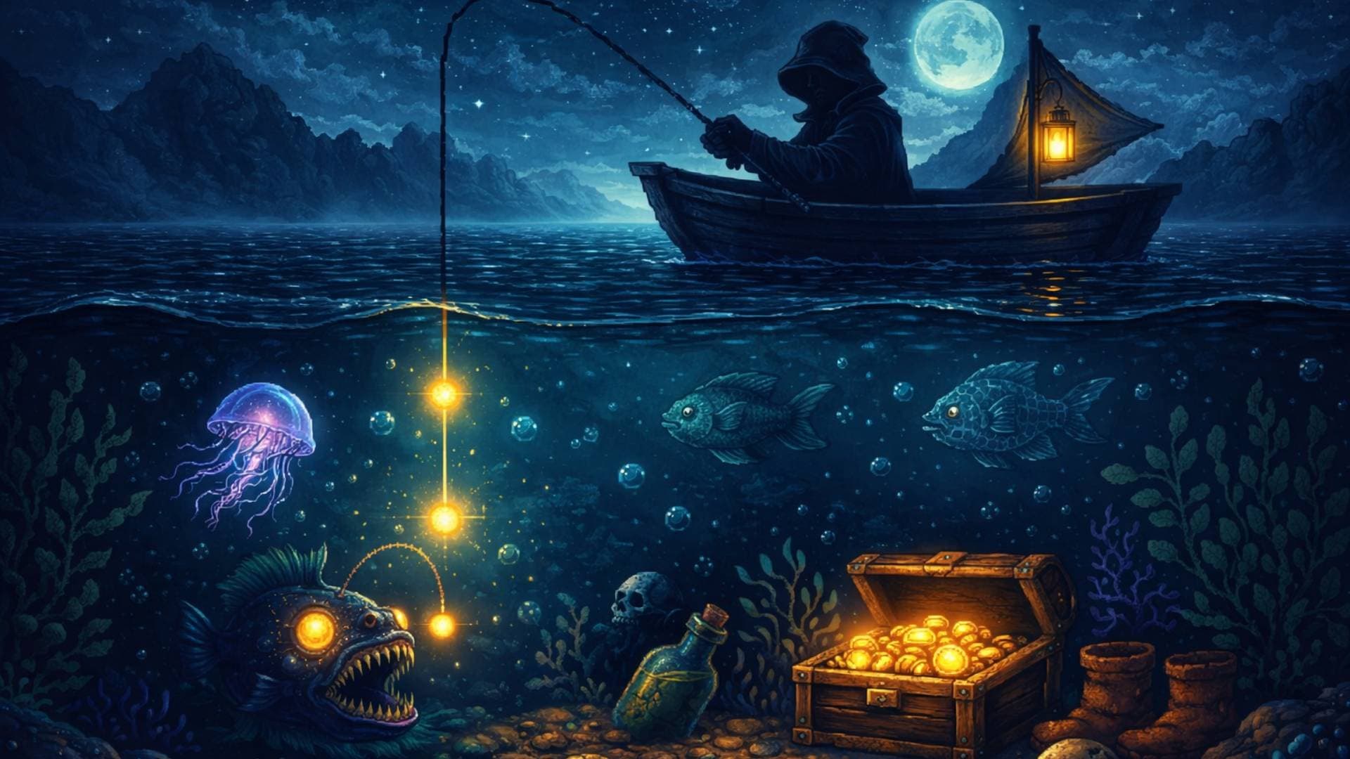 RuneTide: Idle Fishing RPG